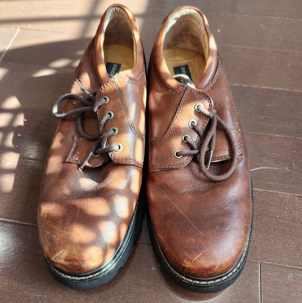 Dockers Men's Brown Leather Oxfords
